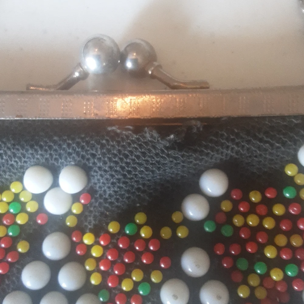 Vintage Beaded 1970s Bag - Picture 6 of 7